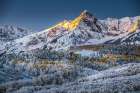 View of Mt. Wilson from Dallas Divide in Colorado Art Print
